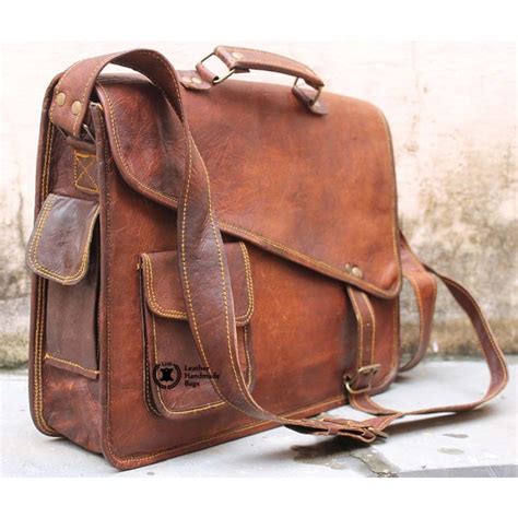 Designer leather Messenger Bag If looks could flatter, then this ...