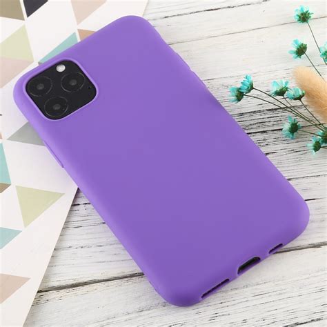 For iPhone 11 Pro Candy Color TPU Case (Purple) | Alexnld.com