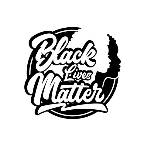 Premium Vector | Black lives matter vector design logo