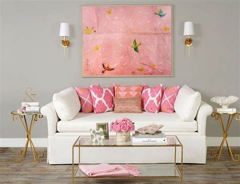 50 Lovely Pink Living Room Decor Ideas - SWEETYHOMEE | Pink living room decor, Pink living room ...