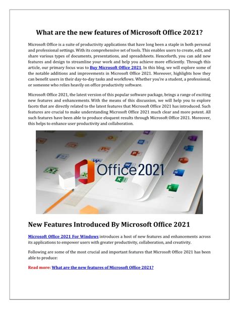 PPT - What are the new features of Microsoft Office 2021 PowerPoint ...