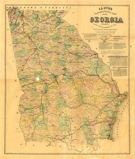 Georgia Historical Maps – Georgia Genealogy