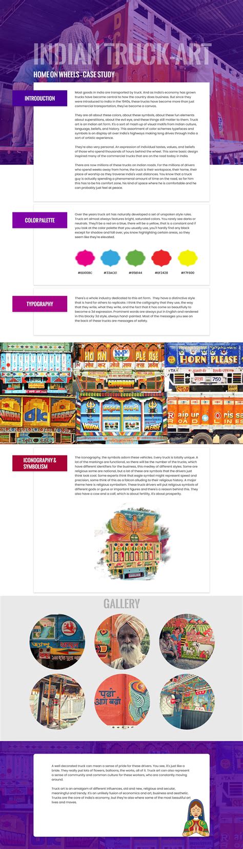 Indian Truck-Art - Case Study on Behance