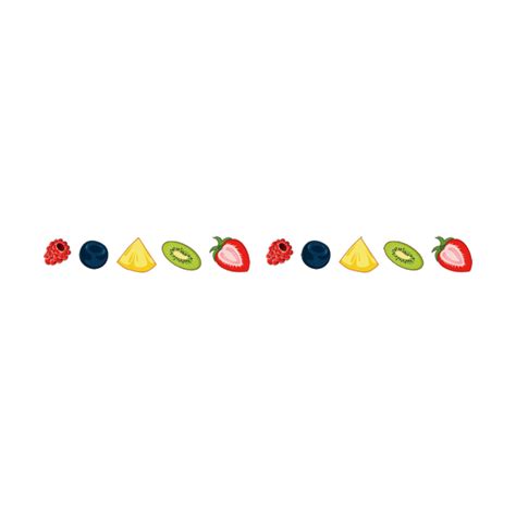 Drawing Fruit Dividing Line Decoration Gif Dynamic Picture Small Fresh ...