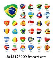 Free art print of Vector World Country Flags set. All Vector World ...