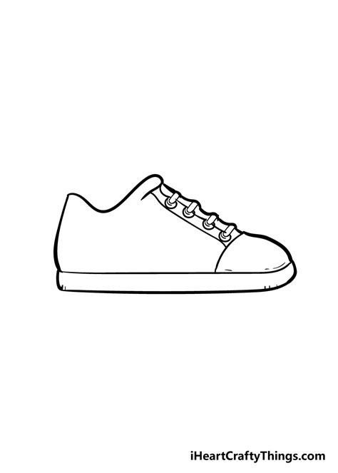 Easy to Draw Shoe Easy to Draw Tennis Shoe - Milton Cartand