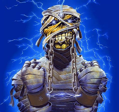 Iron Maiden Powerslave Mummy Eddie Latex Pullover Mask Iron Maiden ...