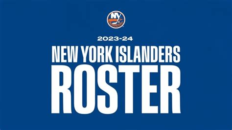 Islanders Announce 23-Man Roster | New York Islanders