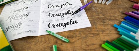 Hand Lettering Tutorials, Tools & Gift Sets | Crayola.com | Crayola