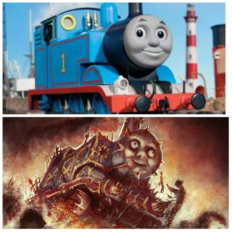 Thomas the creepy tank engine Blank Template - Imgflip