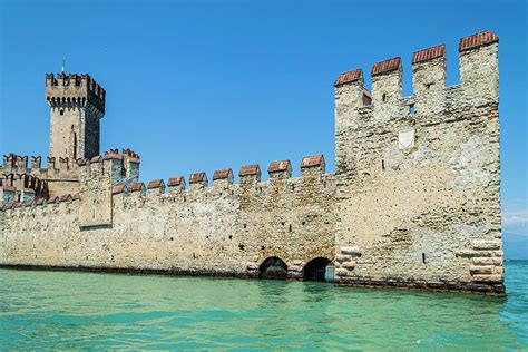 Sirmione Castle 2 Photograph by Steve Purnell and Andrew Cooper