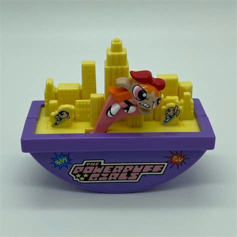 Cartoon Network | Toys | Vintage 20 Dairy Queen Kids Meal Powerpuff Girls Windup City Rocker Toy ...