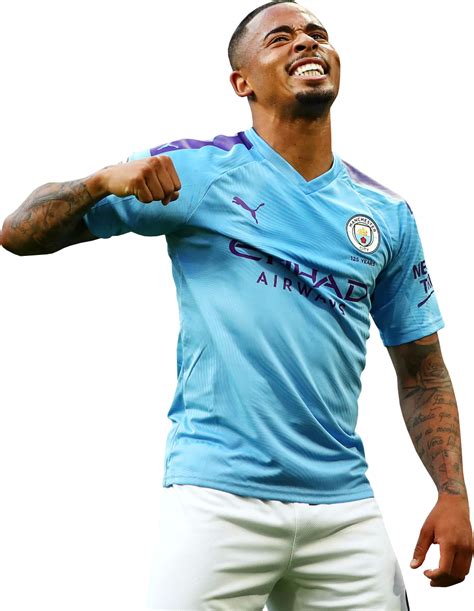 Gabriel Jesus Manchester City football render - FootyRenders