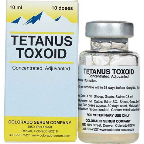 Tetanus Toxoid 10ds.