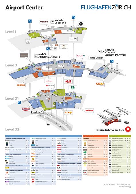 Zurich Airport Floor Plans Pdf | Viewfloor.co