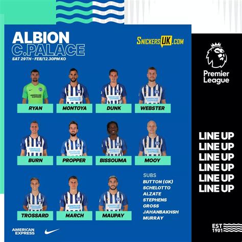 Brighton lineup v Palace : r/FantasyPL