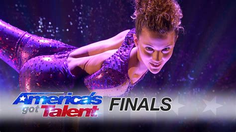 Sofie Dossi from America’s Got Talent pulls off an amazing routine for her finale performance ...