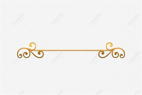 European Golden Splitting Line, European, Layer, Split PNG Picture And ...