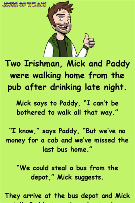 Mick and Paddy decide to steal a bus instead of walking home | Funny ...