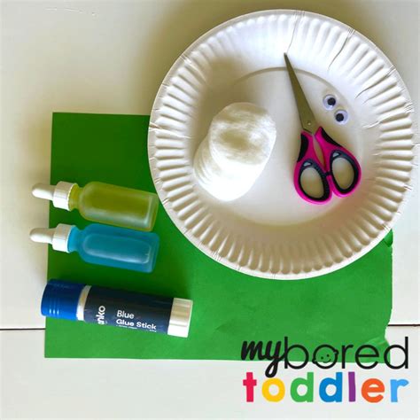 Paper Plate Turtle Craft - My Bored Toddler