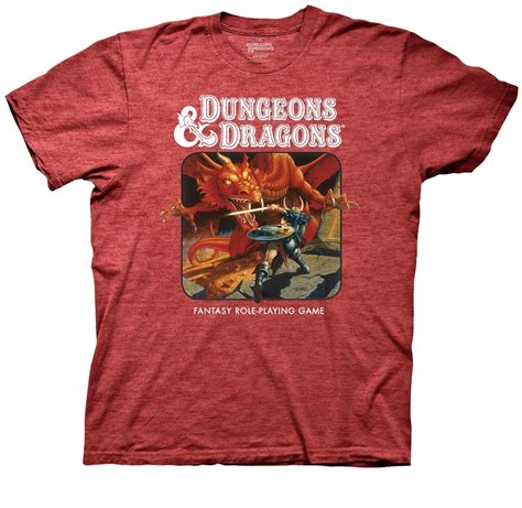 Dungeons and Dragons Red Dragon Basic Rules Cover T-Shirt