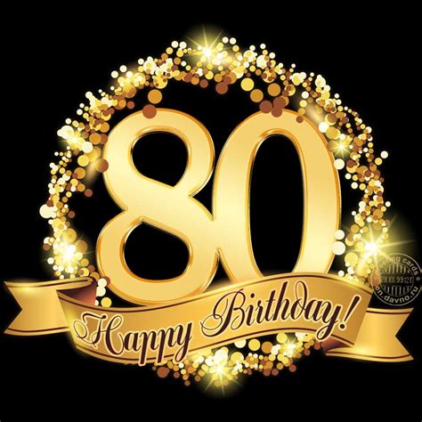 Happy 80th Birthday Animated GIFs - Download on Funimada.com