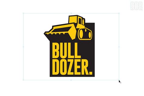 Bulldozer Logo Template | Branding & Logo Templates ~ Creative Market