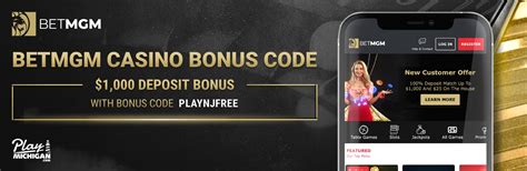 BetMGM Michigan Casino Bonus Code PLAYNJFREE $1,025