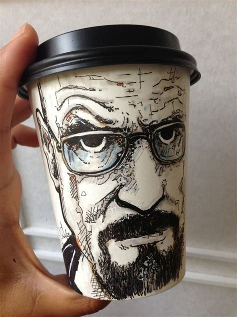 Amazingly Detailed Coffee Cup Art Sold for Charity | Coffee cup art ...