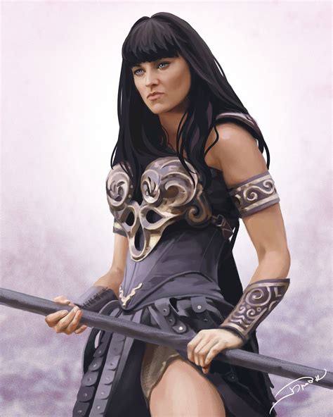 Xena, Serafima Brovkina on ArtStation at https://www.artstation.com/artwork/Ogg2K | Warrior ...