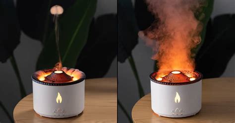 Volcano or Flames Ultrasonic Humidifier / Essential Oil Diffuser | The ...