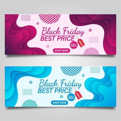 Premium Vector | Black friday banner design template.