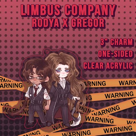 Limbus Company Rodya/Gregor Charm | meshimeow