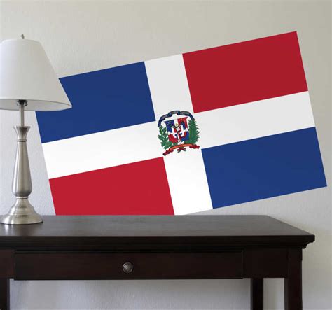 Dominican Republic Flag Sticker - TenStickers