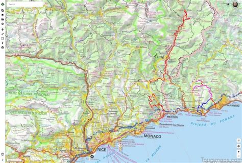 Map of Menton - Travel Guide For Tourist: A New Way To Experience ...