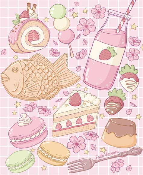 Cute Aesthetic Food Wallpaper