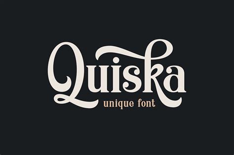 Quiska | Unique fonts, Serif fonts, Bold serif fonts