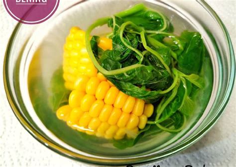 Resep Sayur Bayam Bening oleh Dapur Nyonya Bam's - Cookpad