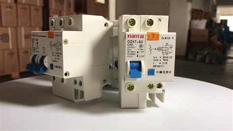 Home Circuit Breaker Types,Dz47le-63 1p+n 63a,Pole Mount Circuit Breaker,Single Phase Elcb 63 ...