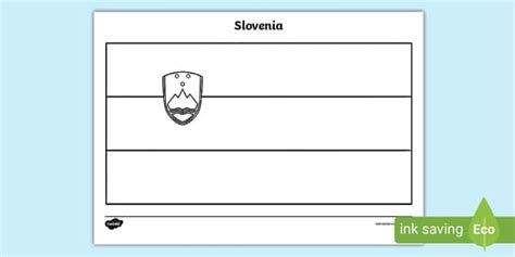 FREE! - Slovenia Flag Colouring Page (l'enseignant a fait)