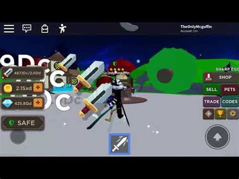 How to “Autoclick” on Mobile || Blade Throwing Simulator Roblox - YouTube