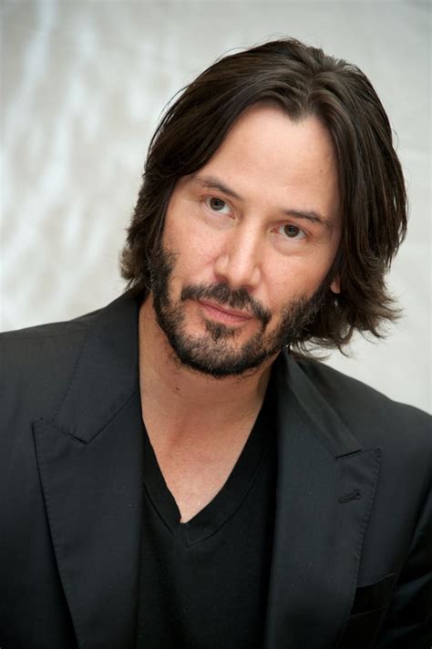 Keanu Reeves | Male Celebrities With Long Hair | POPSUGAR Beauty Photo 12