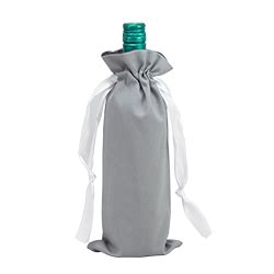 Wine Bottle Gift Bag - Grey