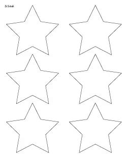 25+ Free Printable Star Templates (& extra large star pattern!) | Star template, Printable star ...