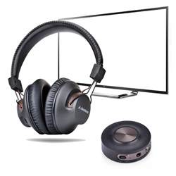 Avantree Low Latency Bluetooth Headphones & Transmitter TV Bundle