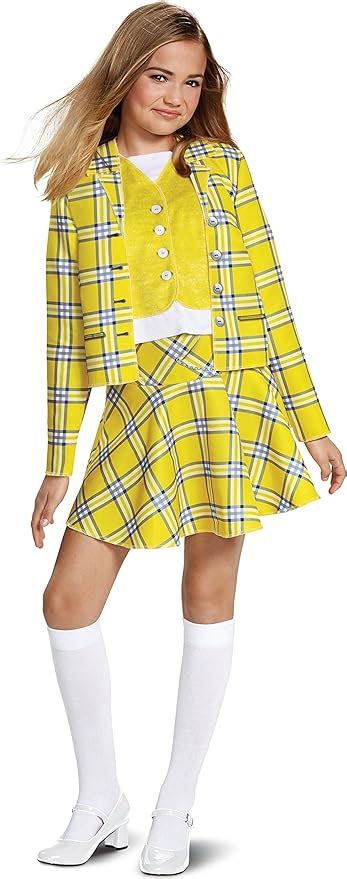 Amazon.com: Clueless Classic Cher Yellow Suit Costume for Kids : Clothing, Shoes & Jewelry