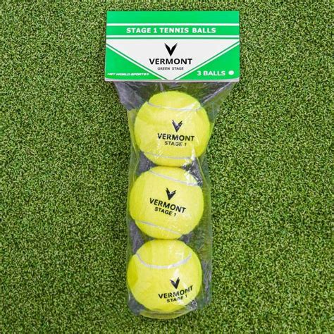 Vermont Mini Green Tennis Balls [Stage 1] | Net World Sports