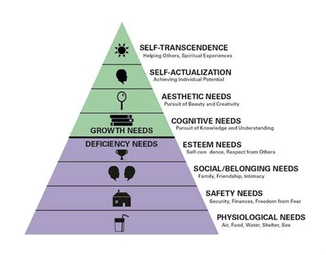 Maslow Hierarchy Of Needs Self Transcendence