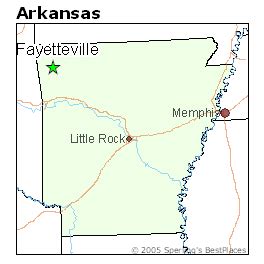 Map To Fayetteville Arkansas - Ardyth Mireille