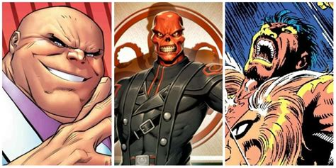 10 Best Marvel Supervillains (Who Aren't Super)